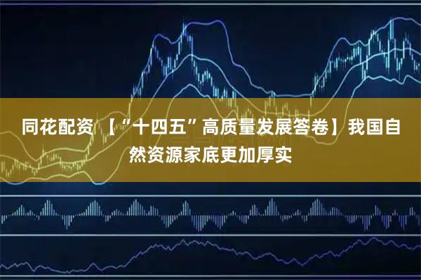 同花配资 【“十四五”高质量发展答卷】我国自然资源家底更加厚实