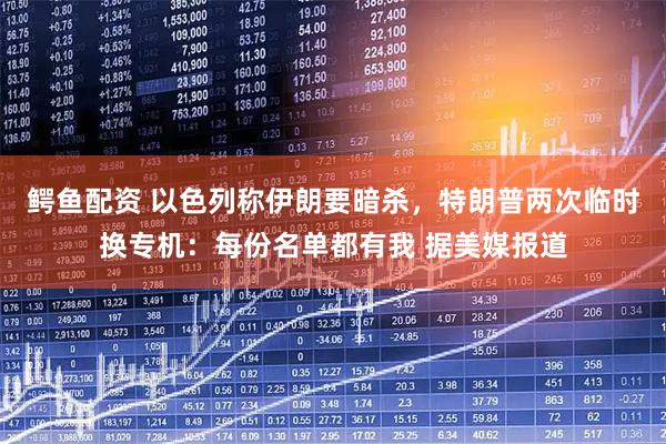 鳄鱼配资 以色列称伊朗要暗杀，特朗普两次临时换专机：每份名单都有我 据美媒报道